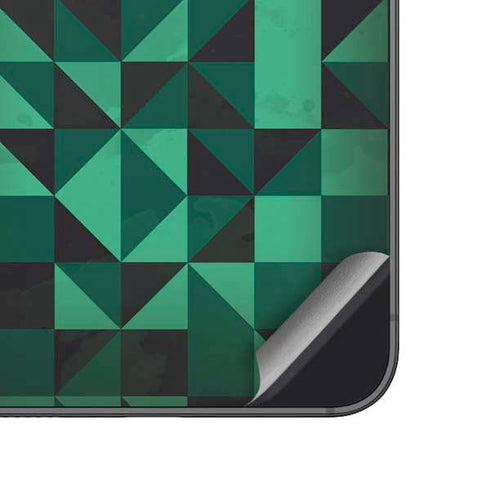 Black & Green Galaxy A14 5G Skin